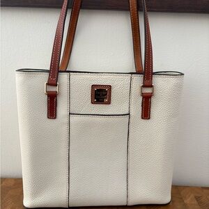 Dooney & Bourke Cream Lexington Bag